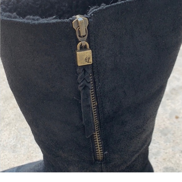 Elliot Lucca Women's Prima Suede Side Zip Lined Boots Size 9 - Picture 4 of 7